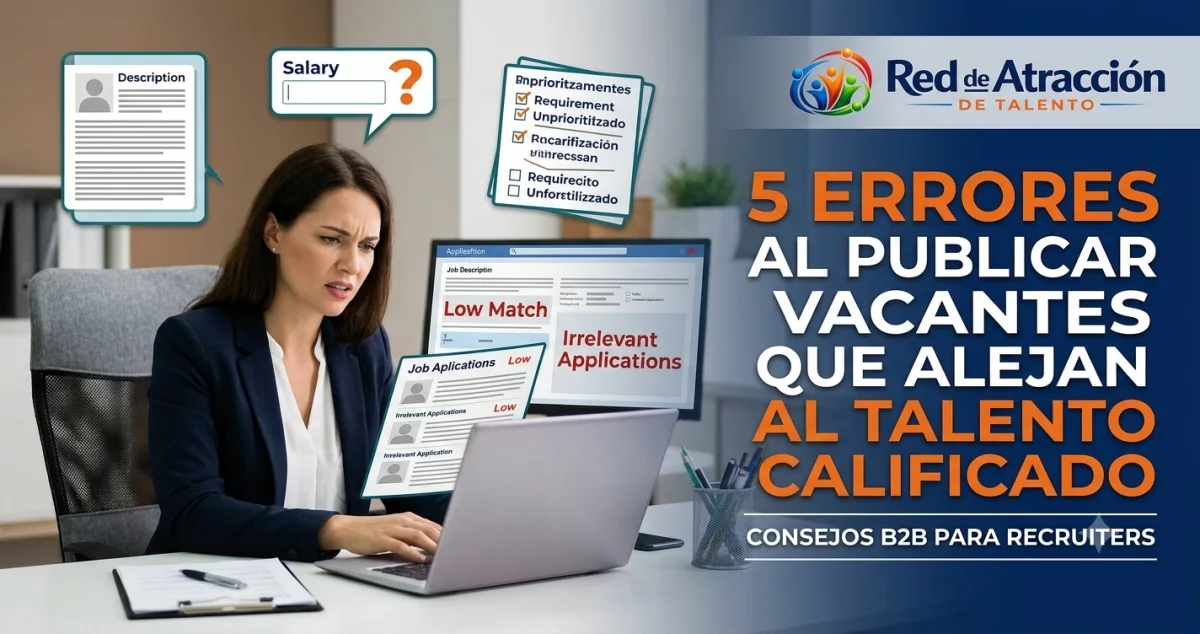 5 errores al publicar vacantes que alejan al talento calificado